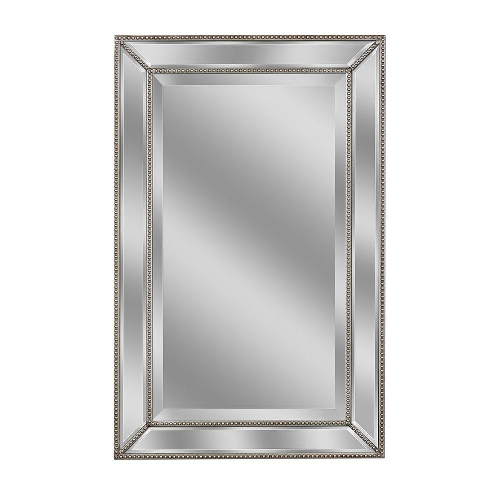 Product With Silver Metal Cut Edge Wall Mirrors (View 2 of 15)