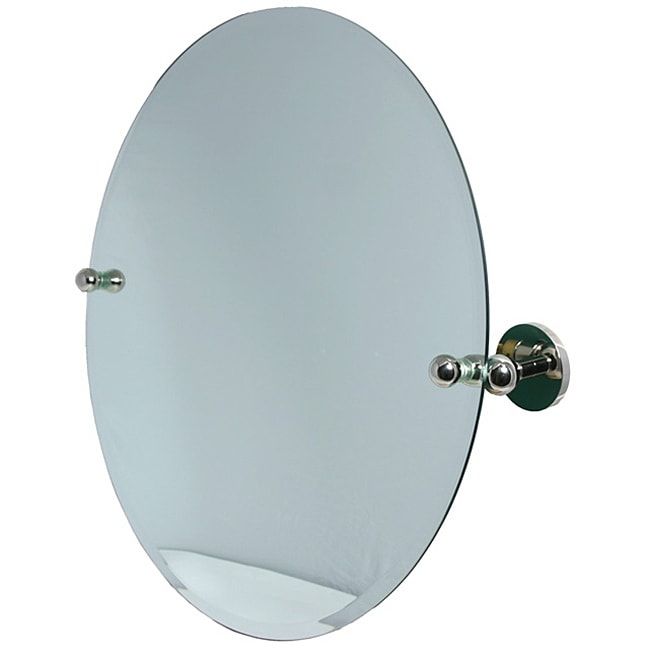 Round Beveled Edge Bathroom Tilt Wall Mirror – 11235937 – Overstock With Round Bathroom Wall Mirrors (View 15 of 15)