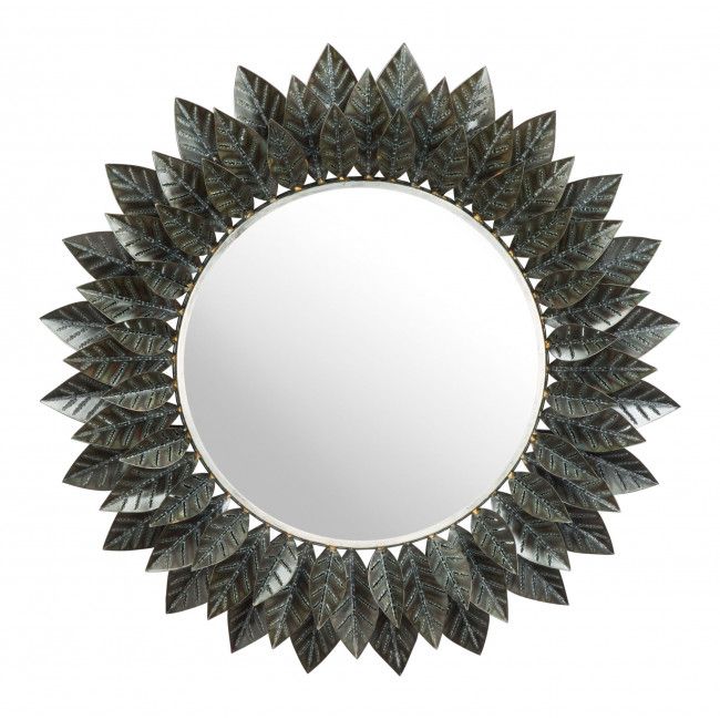 Round Leaf Mirror ~ Eclectic Goods : Eclectic Goods For Leaf Post Sunburst Round Wall Mirrors (View 12 of 15)