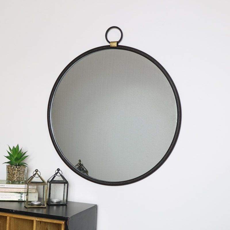 Round Metal Wall Mirror – Windsor Browne Pertaining To Woven Metal Round Wall Mirrors (View 2 of 15)