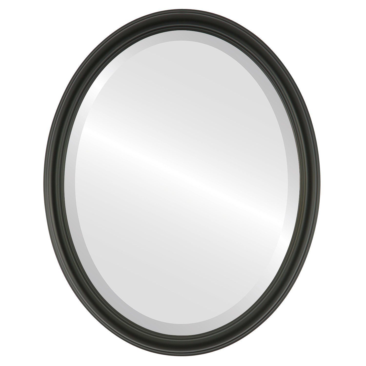 Saratoga Oval In Matte Black >>> Check Out The Imagevisiting The In Framed Matte Black Square Wall Mirrors (Photo 1 of 15)