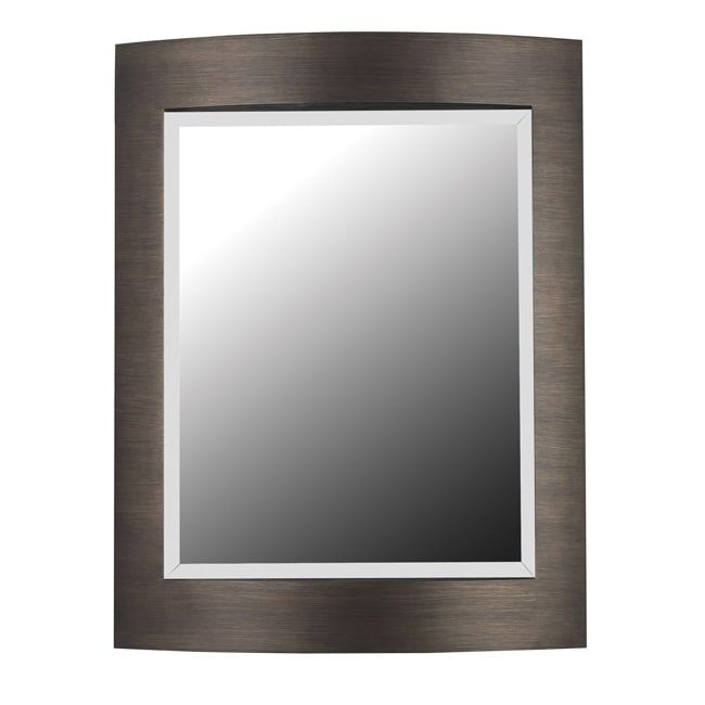 Shop Parker Brushed Bronze Wall Mirror – Free Shipping Today Intended For Ultra Brushed Gold Rectangular Framed Wall Mirrors (View 5 of 15)