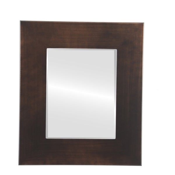 Shop Tribeca Framed Rectangle Mirror In Rubbed Bronze – Antique Bronze Within Silver And Bronze Wall Mirrors (Photo 8 of 15)