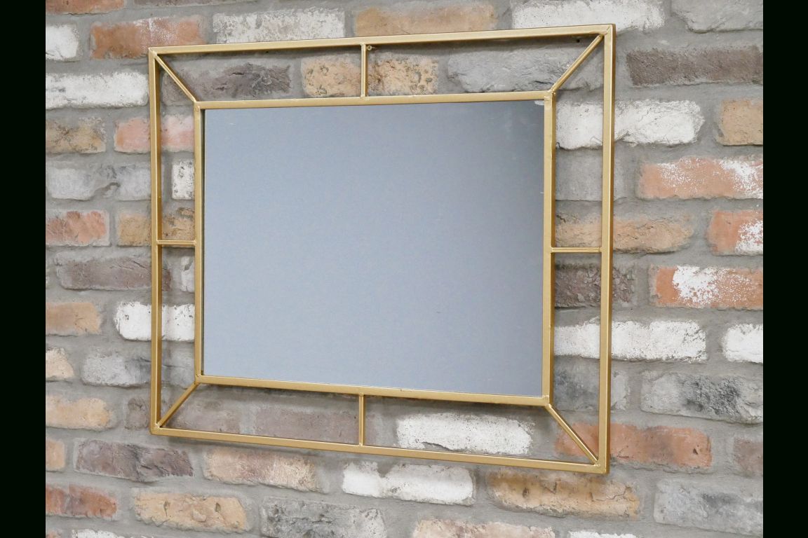 Stunning Vintage Style Large Wall Mounted Mirror Gold Frame – Enekes Intended For Antique Gold Cut Edge Wall Mirrors (View 7 of 15)