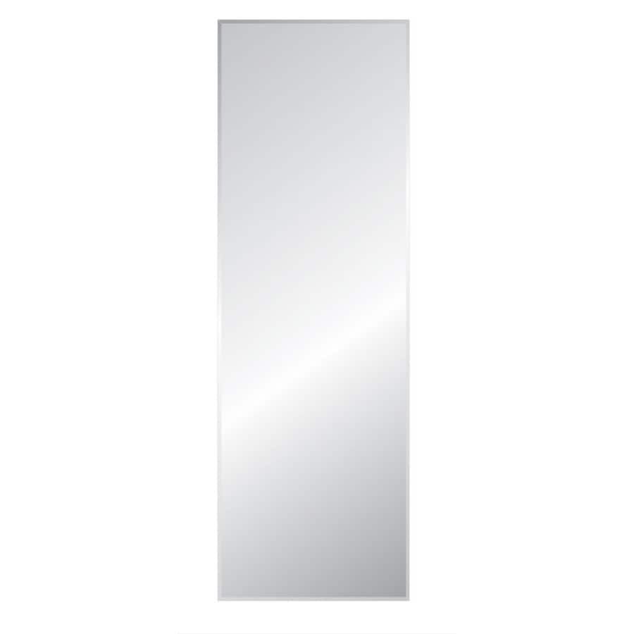 Style Selections Beveled Frameless Wall Mirror At Lowes Inside Square Frameless Beveled Wall Mirrors (View 4 of 15)