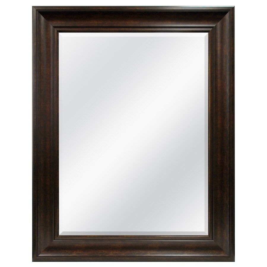 Style Selections Bronze Rectangle Framed Wall Mirror At Lowes With Bronze Rectangular Wall Mirrors (Photo 12 of 15)