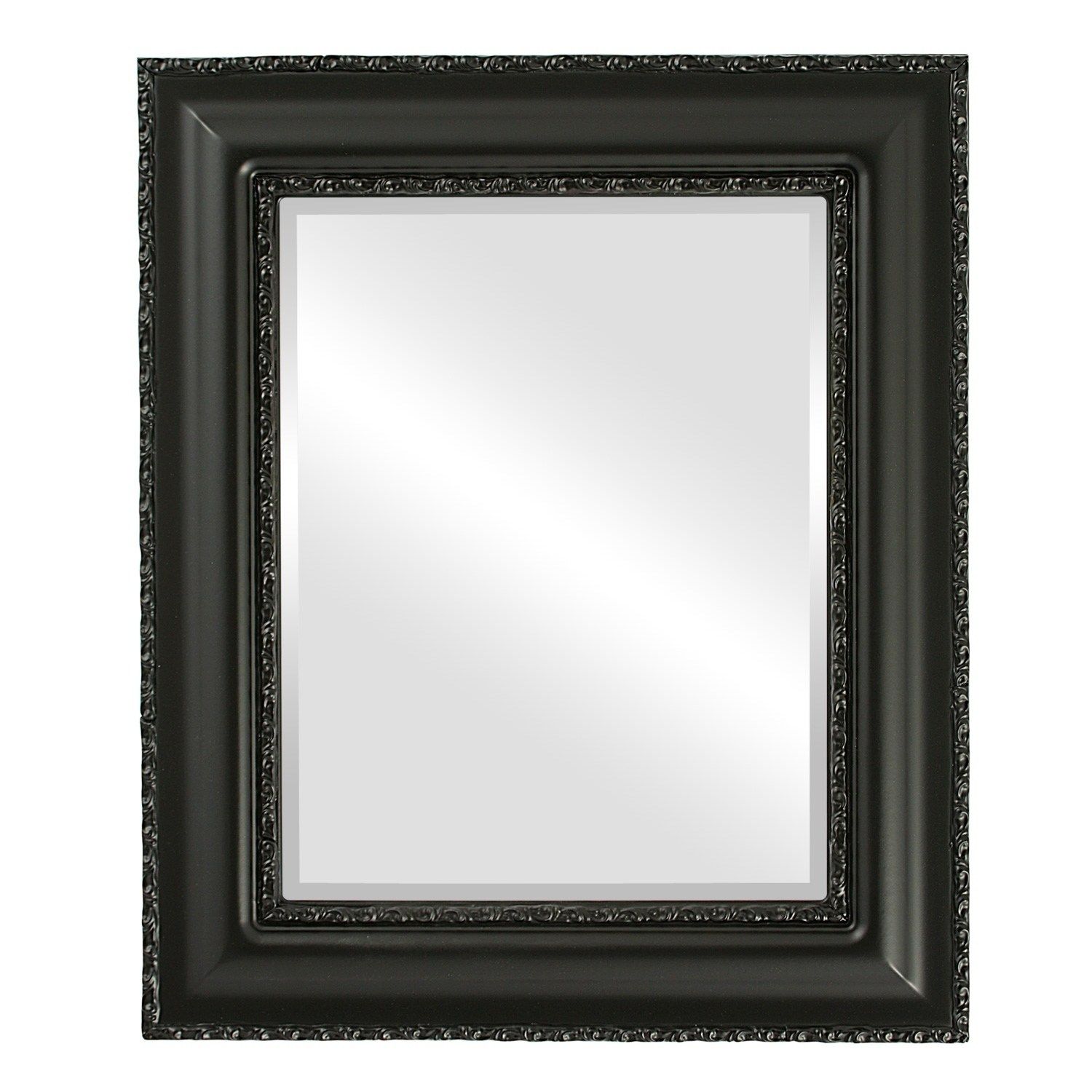 The Oval And Round Mirror Store Somerset Framed Rectangle Mirror In Regarding Matte Black Metal Oval Wall Mirrors (View 15 of 15)