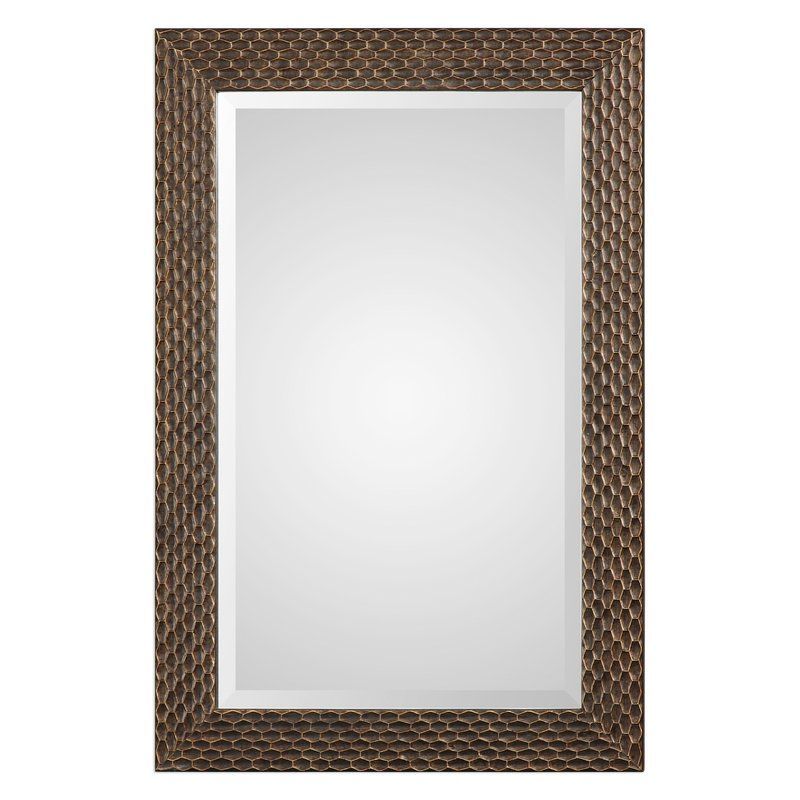 Traditional Rectangle Accent Mirror | Framed Mirror Wall, Accent In Bronze Rectangular Wall Mirrors (View 2 of 15)