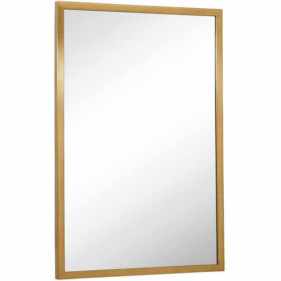 Urban Steel Rectangle Wall Mirror In Multiple Finishes And Sizes With 1 Intended For Matte Black Metal Rectangular Wall Mirrors (View 7 of 15)