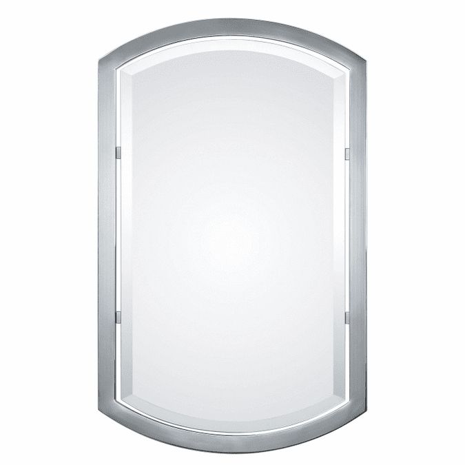 Uttermost 01128 Jacklyn Polished Chrome Plated Finish 23" Wide Wall For Polished Chrome Tilt Wall Mirrors (Photo 1 of 15)