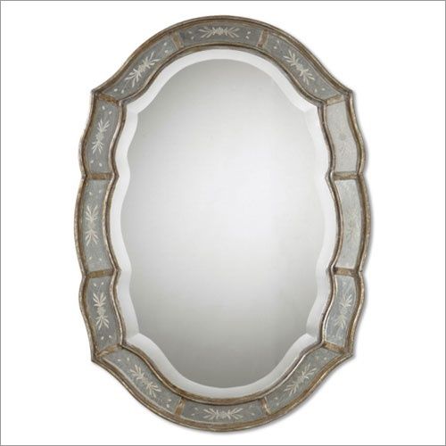 Uttermost Fifi Oval Beveled Mirror In Antique Silver | Mirrors With Regard To Antique Silver Oval Wall Mirrors (View 10 of 15)