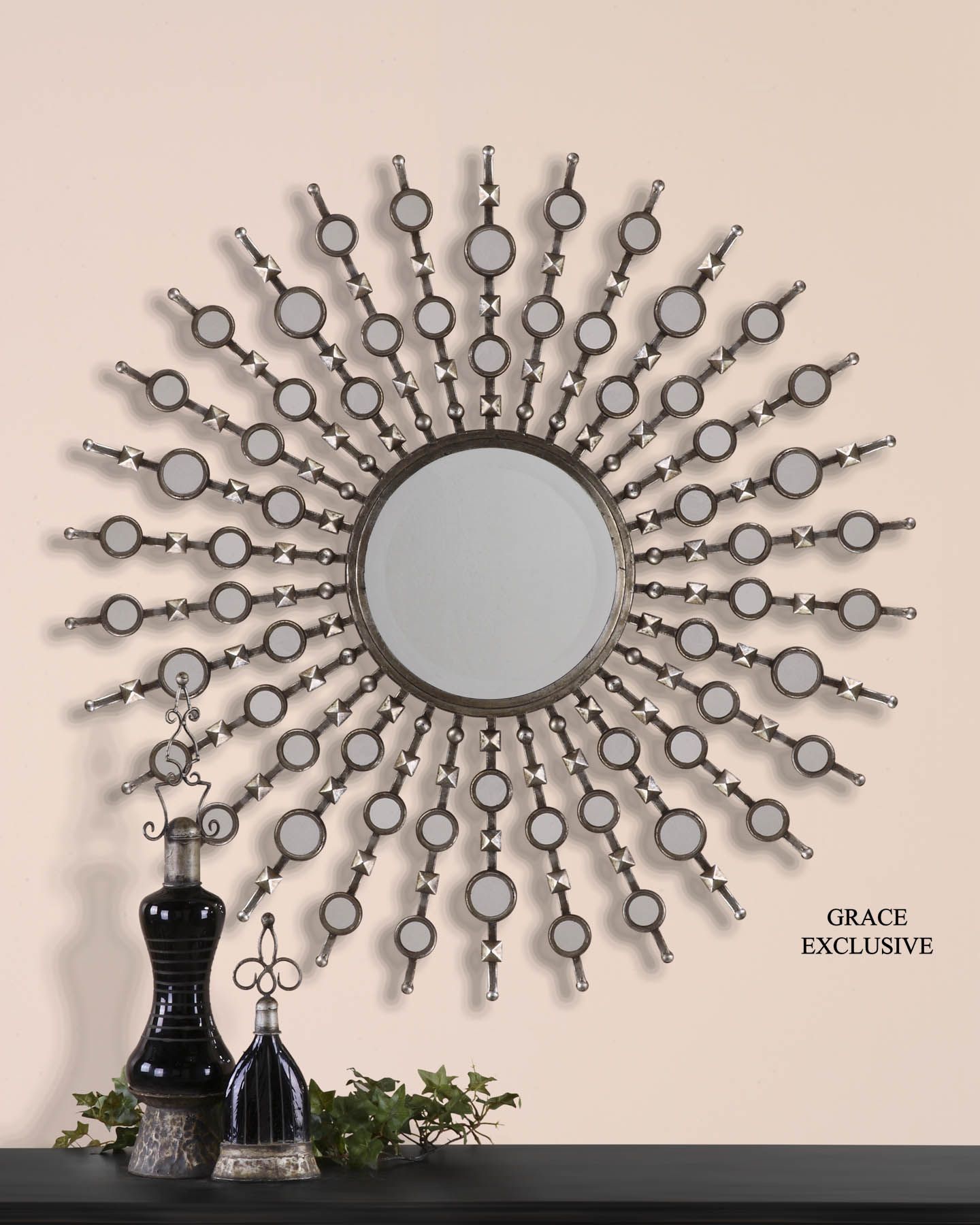 Uttermost Kimani Antique Silver Mirror (with Images) | Framed Mirror Inside Antiqued Silver Quatrefoil Wall Mirrors (View 13 of 15)