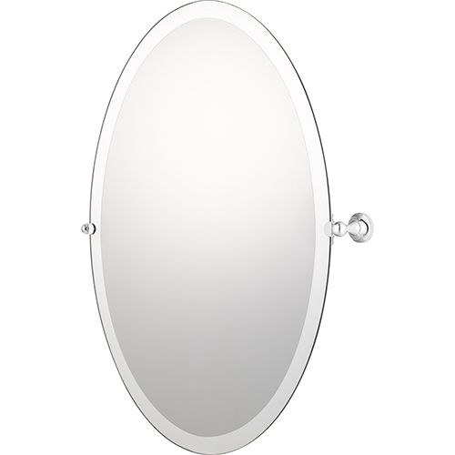 Uttermost Sherise Brushed Nickel Oval Mirror 01102 B | Bellacor Within Polished Nickel Oval Wall Mirrors (View 5 of 15)