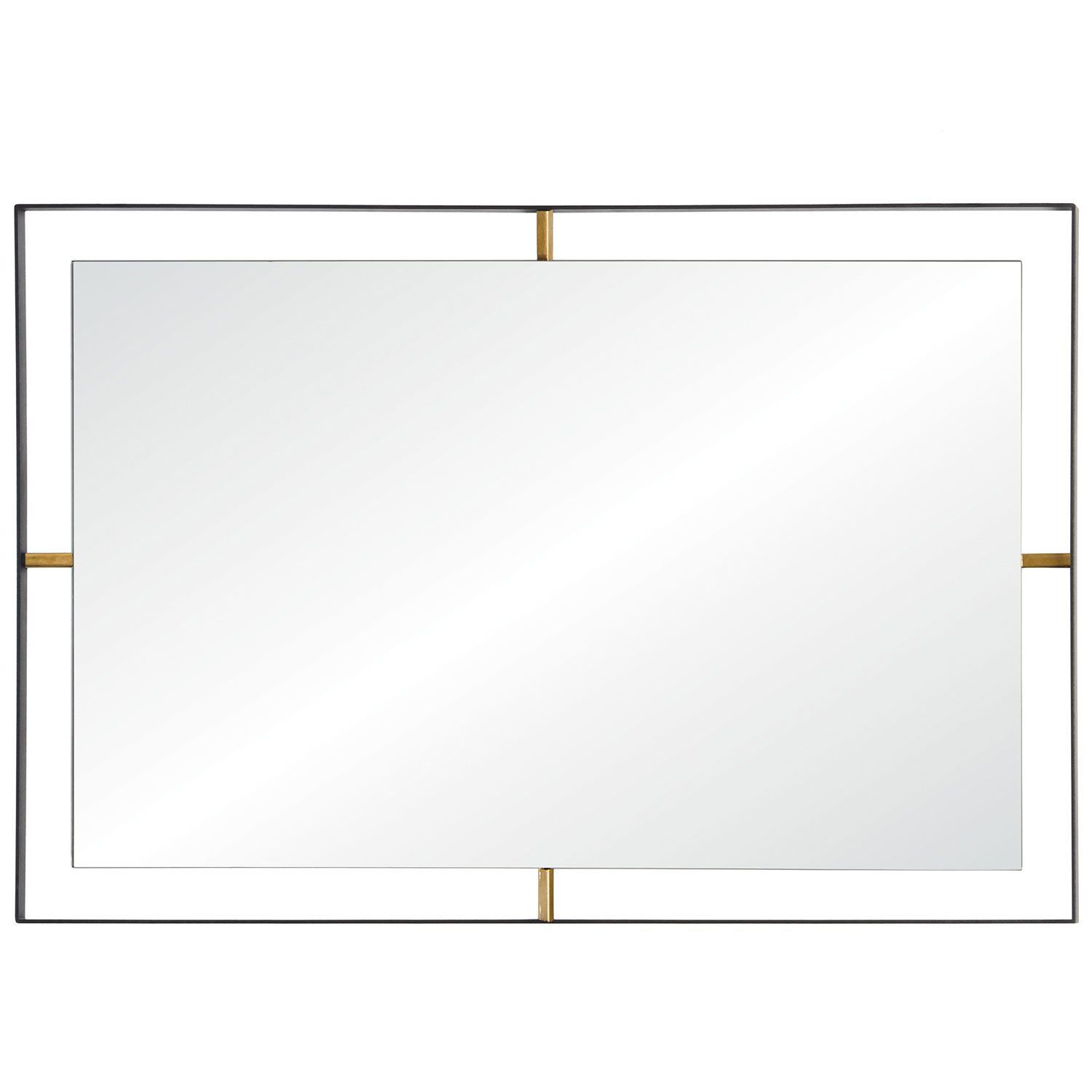 Varaluz Casa Framed Matte Black Rectangle Mirror 610030 | Bellacor Within Matte Black Square Wall Mirrors (View 2 of 15)