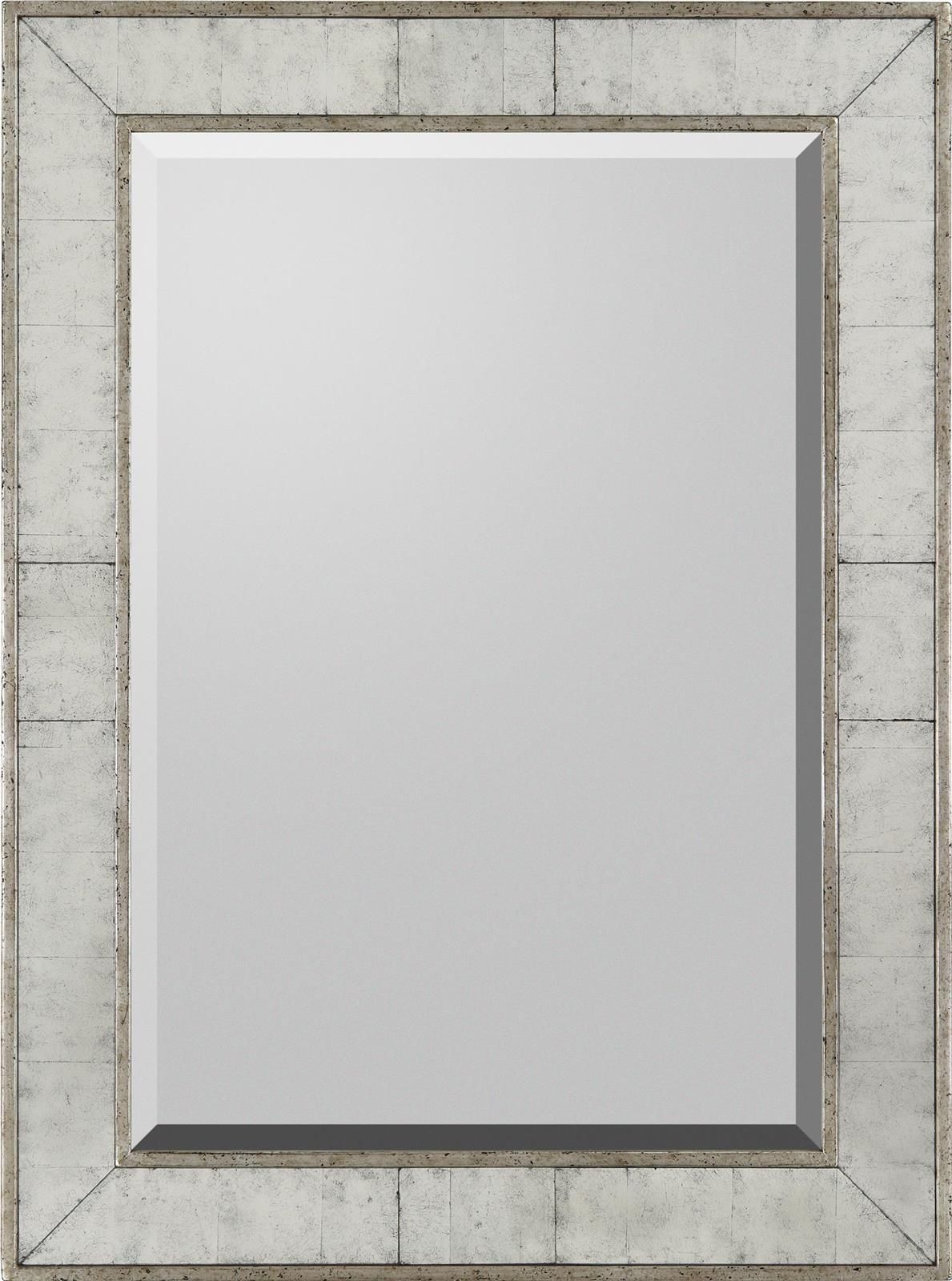 Wall Mirror John Richard Horizontal Vertical Silver Beveled Eglomise Regarding Silver Beveled Wall Mirrors (View 5 of 15)