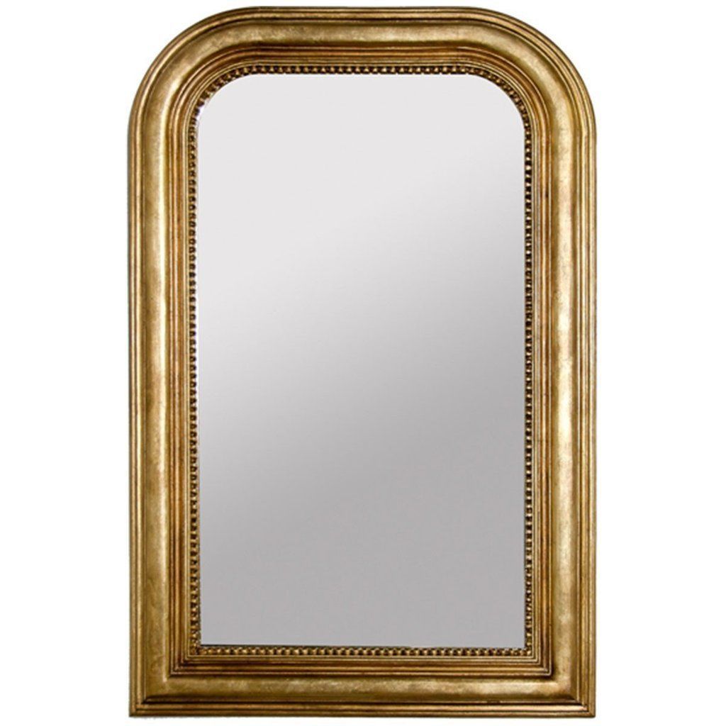 Worlds Away Handcarved Curved Top Rectangular Mirror Waverly G | Silver For Gold Curved Wall Mirrors (Photo 4 of 15)