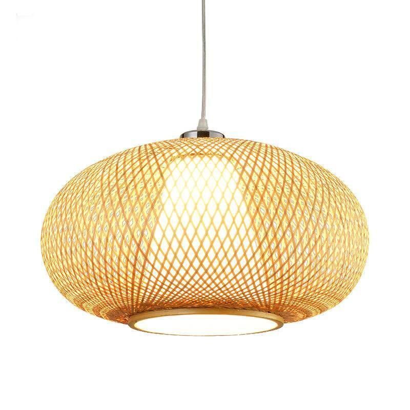 Bamboo Wicker Rattan Lantern Pendant Lightartisan Living – Large In  2022 | Pendant Light, Lantern Pendant, Lantern Pendant Lighting With Rattan Lantern Chandeliers (Photo 15 of 15)