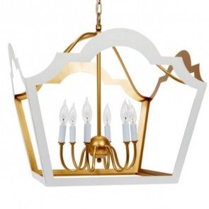 Chandeliers & Sconces – Lighting Pertaining To Gold Leaf Lantern Chandeliers (View 11 of 15)