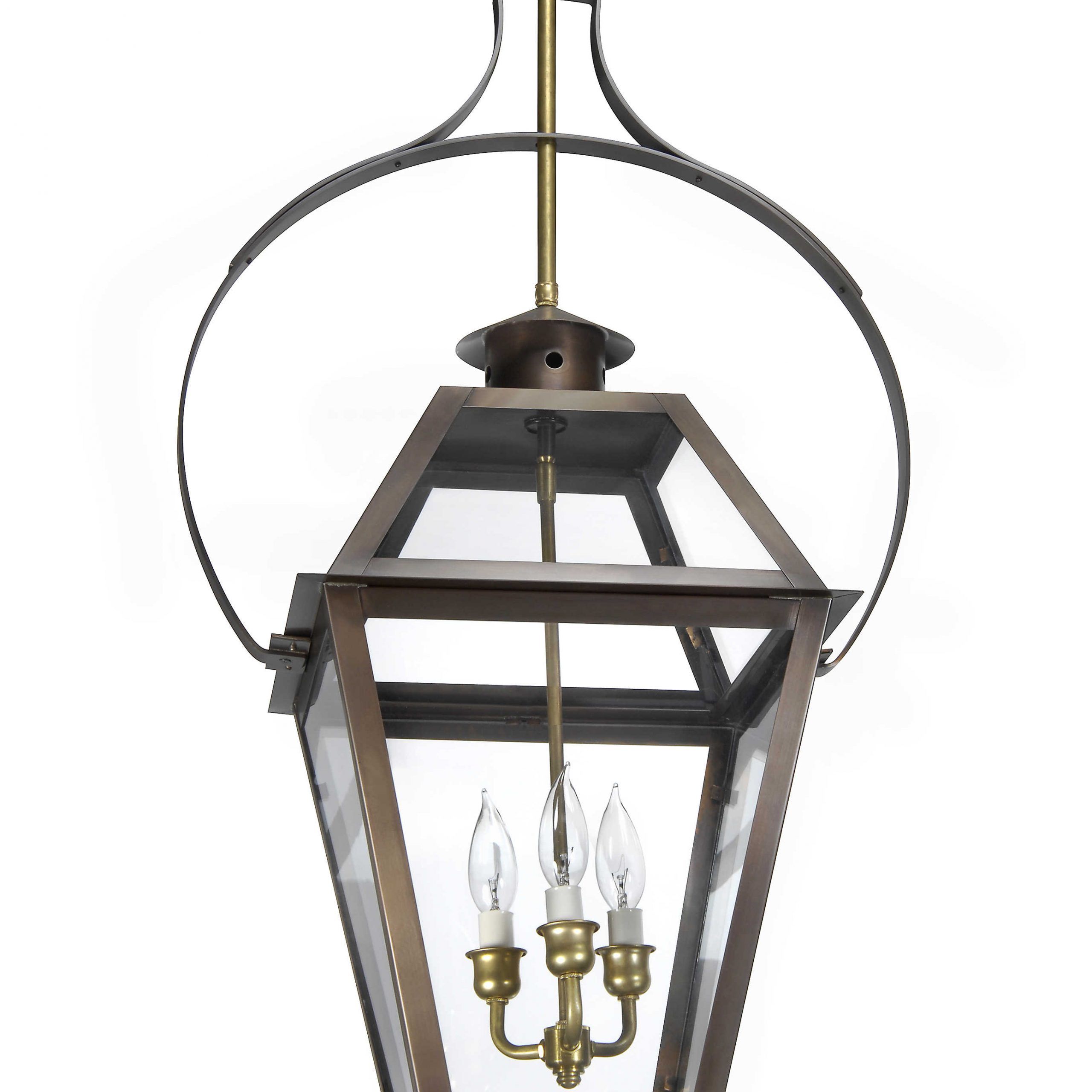 Charleston Collection | Ch 23 Hanging Yoke Light– Lantern & Scroll With Regard To 23 Inch Lantern Chandeliers (View 10 of 15)