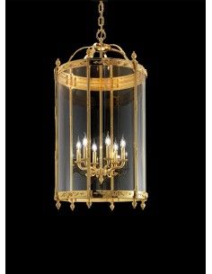 Classic – Rustic Pendant Lamps And Chandeliers Throughout Antique Gild Lantern Chandeliers (View 8 of 15)