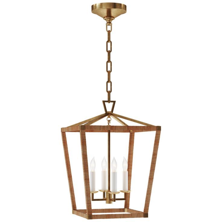 Darlana Small Wrapped Lantern In 2022 | Wall Mount Light Fixture, Lanterns,  Ceiling Lights Intended For Brass Wrapped Lantern Chandeliers (View 1 of 15)