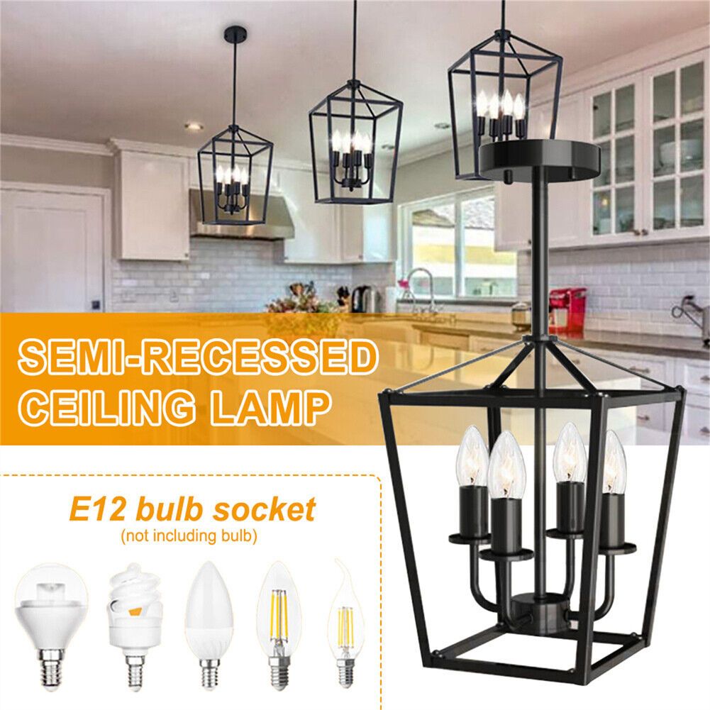 Featured Photo of 2024 Popular County French Iron Lantern Chandeliers