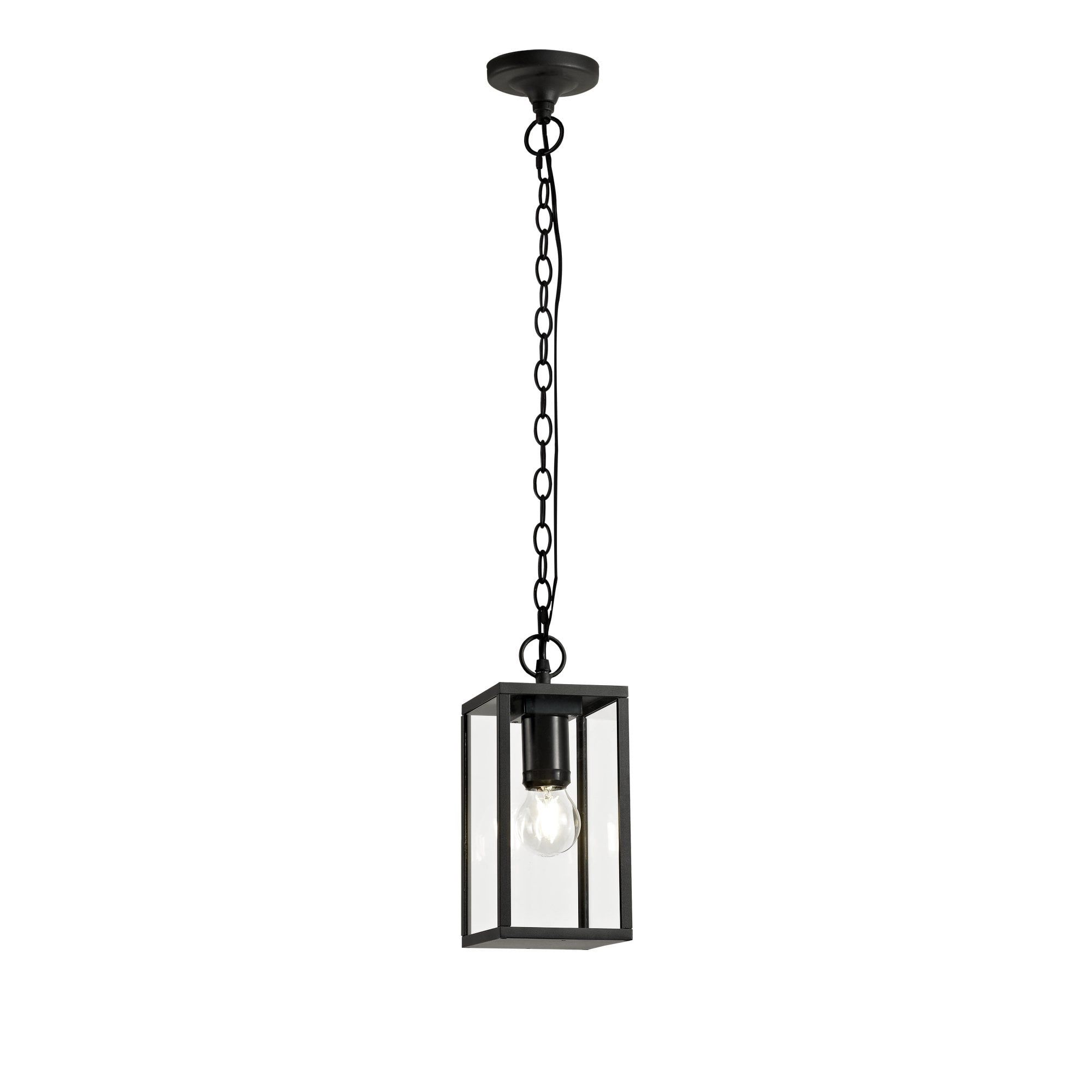 Graphite Black Modern Classic Outdoor Hanging Lantern In Graphite Lantern Chandeliers (Photo 1 of 15)