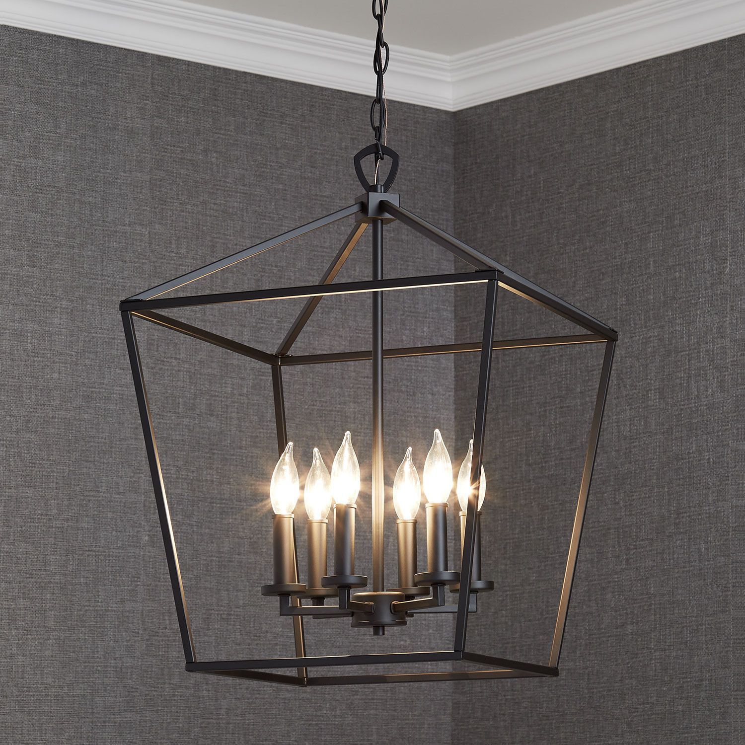 Hillpoint 6 Light Pendant Chandelier – Lighting With Six Light Lantern Chandeliers (View 11 of 15)
