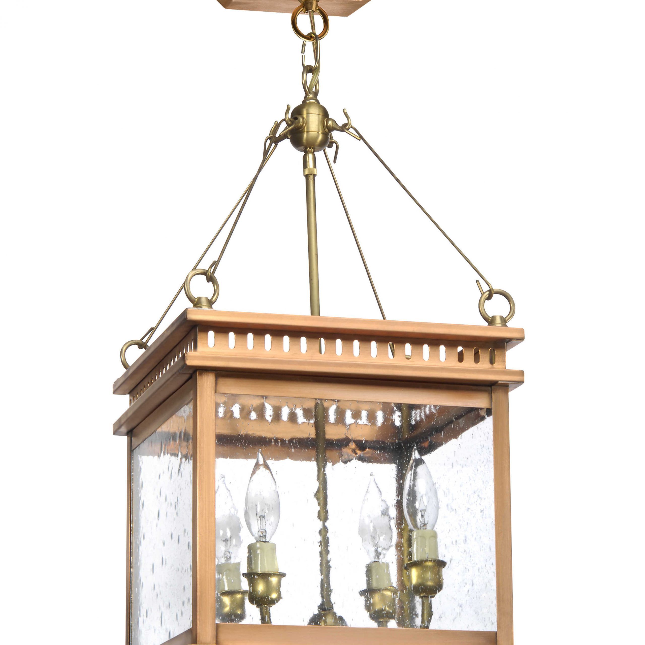 John Street Js 1 Interior Copper Hanging Lantern – Lantern & Scroll In Copper Lantern Chandeliers (View 3 of 15)