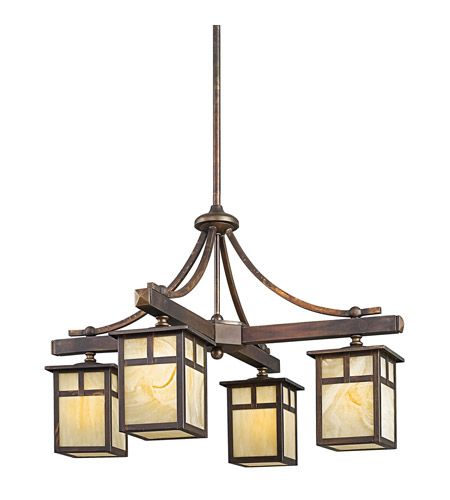 Kichler 49091cv Alameda 4 Light 25 Inch Canyon View Outdoor Chandelier Inside 25 Inch Lantern Chandeliers (View 5 of 15)