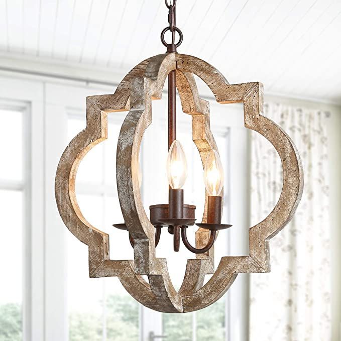 Ksana Farmhouse Orb Chandelier, Handmade Wood Light Fixture For Dining &  Living Room, Foyer, Bedroom, Kitchen Island And Entryway | Wood Light  Fixture, Orb Chandelier, Lantern Pendant Lighting Throughout Handcrafted Wood Lantern Chandeliers (Photo 15 of 15)