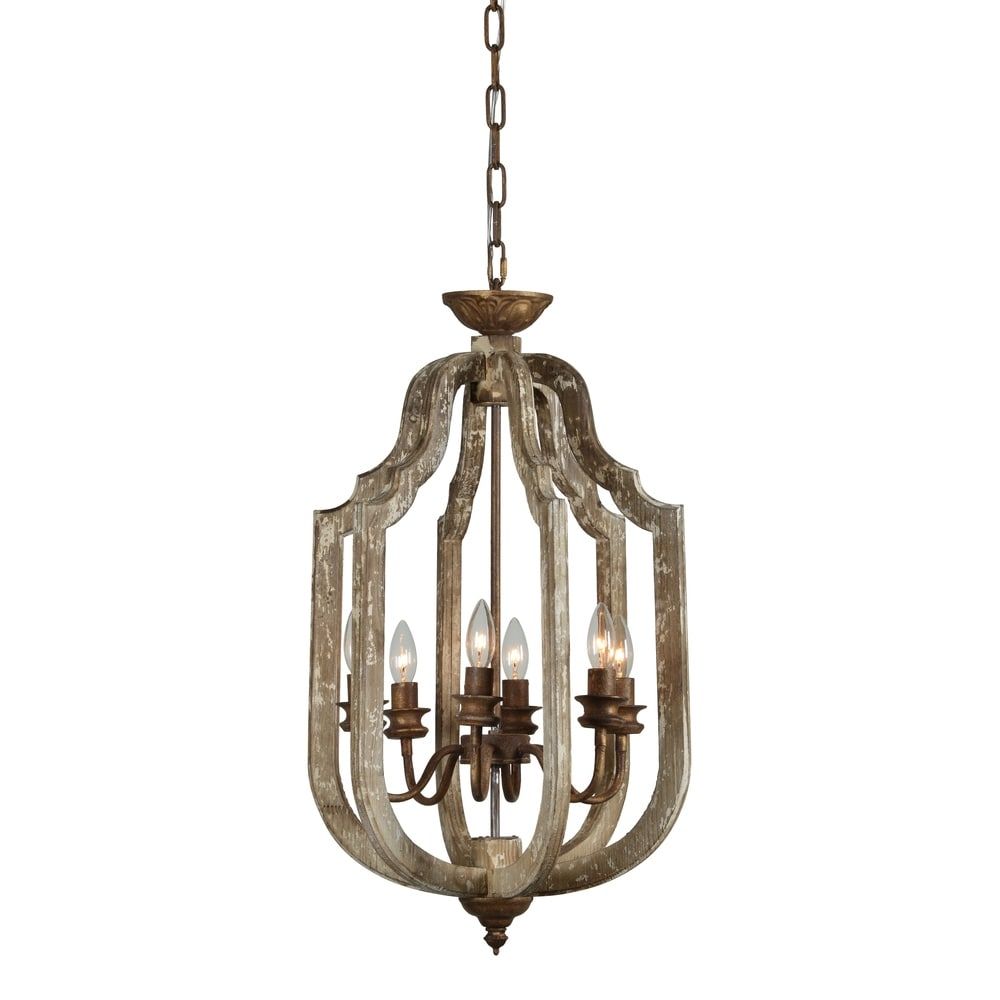 Lantern, 13 To 24 Inches Chandeliers | Find Great Ceiling Lighting Deals  Shopping At Overstock For Cream And Rusty Lantern Chandeliers (View 4 of 15)