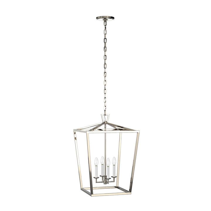 Lights | Ceiling | Pendant Lighting | Anover Large Lantern Pendant, Polished  Nickel Pertaining To Polished Nickel Lantern Chandeliers (View 2 of 15)