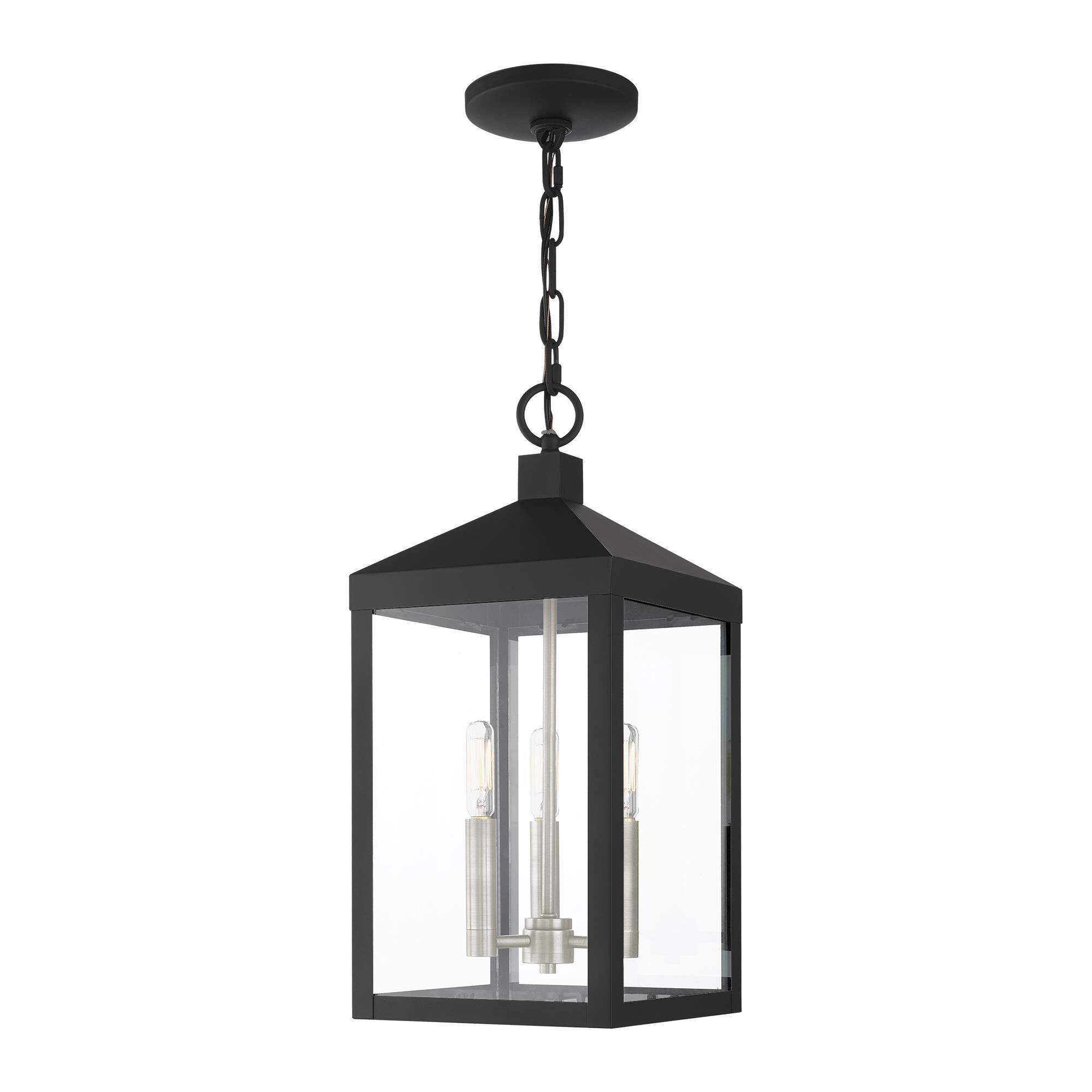 Nyack 18 Inch Tall 3 Light Outdoor Hanging Lantern | Capitol Lighting | Lantern  Pendant Lighting, Outdoor Hanging Lanterns, Outdoor Pendant Lighting In 18 Inch Lantern Chandeliers (View 1 of 15)