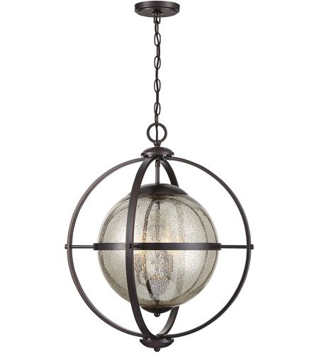 Savoy House 7 1872 3 28 Pearl 3 Light 21 Inch Oiled Burnished Bronze Pendant  Ceiling Light In Oil Burnished Bronze Within Pearl Bronze Lantern Chandeliers (View 2 of 15)