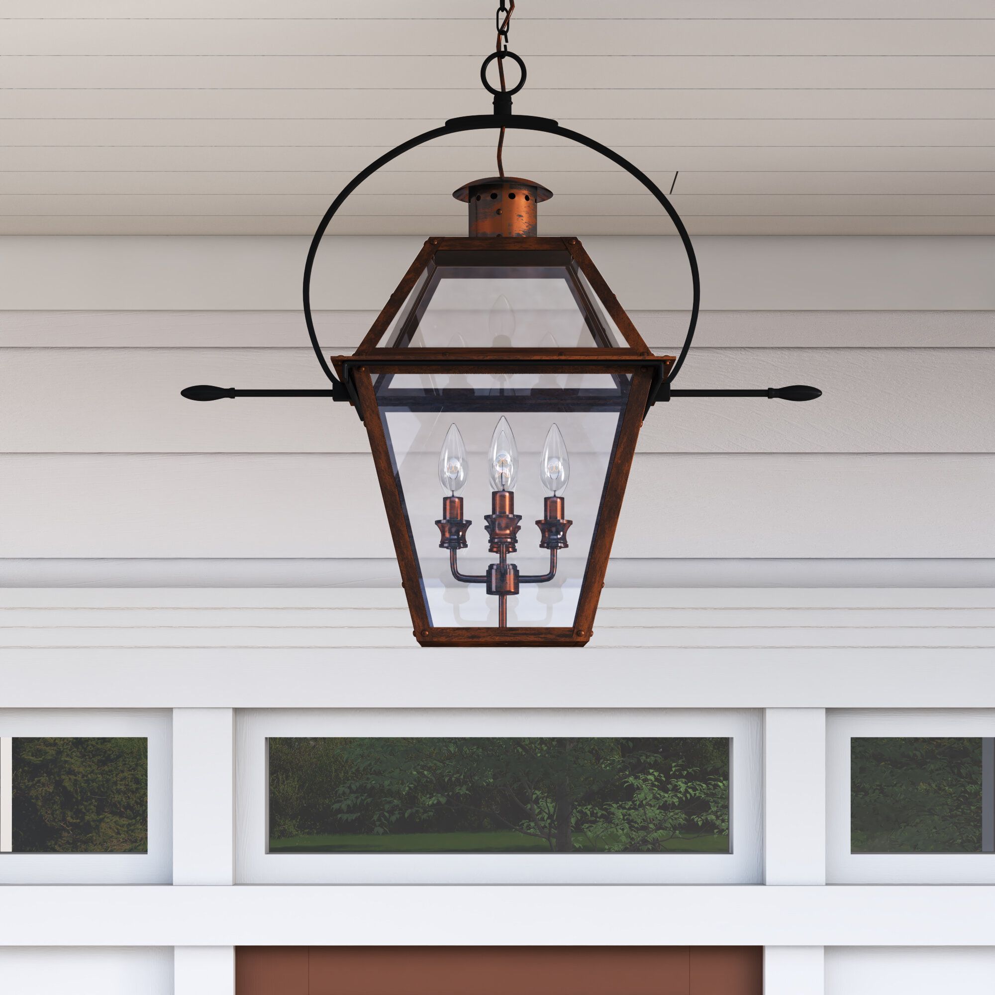Wayfair | Copper Outdoor Hanging Lights You'll Love In 2022 In Copper Lantern Chandeliers (View 8 of 15)