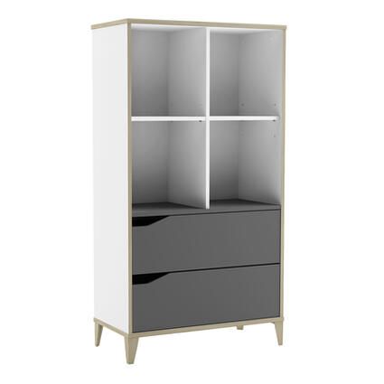 2 Drawer 4 Nook Bookshelf – Bookcases/shelves – Demeyere Regarding Two Drawer Bookcases (View 4 of 15)
