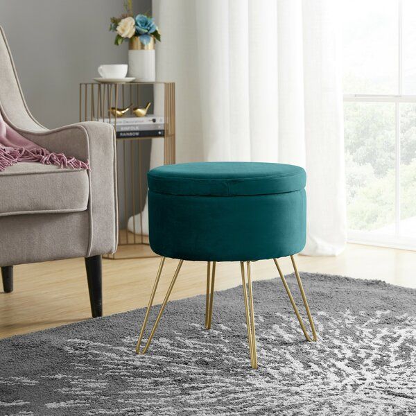24 Inch Storage Ottoman | Wayfair For 24 Inch Ottomans (View 1 of 15)