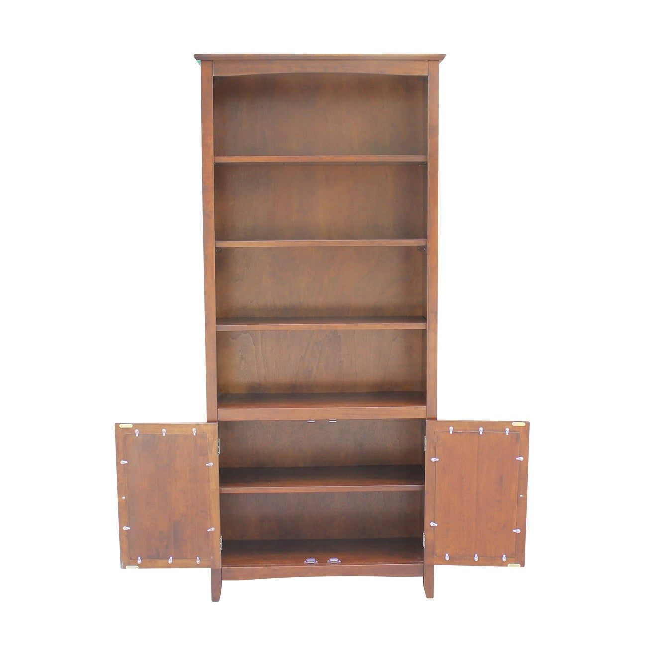 72 Inch Shaker Bookcase – Overstock – 20756817 Intended For 72 Inch Bookcases With Cabinet (View 6 of 15)