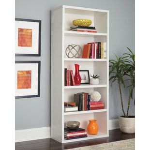 77 Inch Tall Wood Bookshelf | Wayfair Inside 77 Inch Free Standing Bookcases (View 2 of 15)