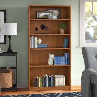77 Inch Tall Wood Bookshelf | Wayfair Within 77 Inch Free Standing Bookcases (View 4 of 15)