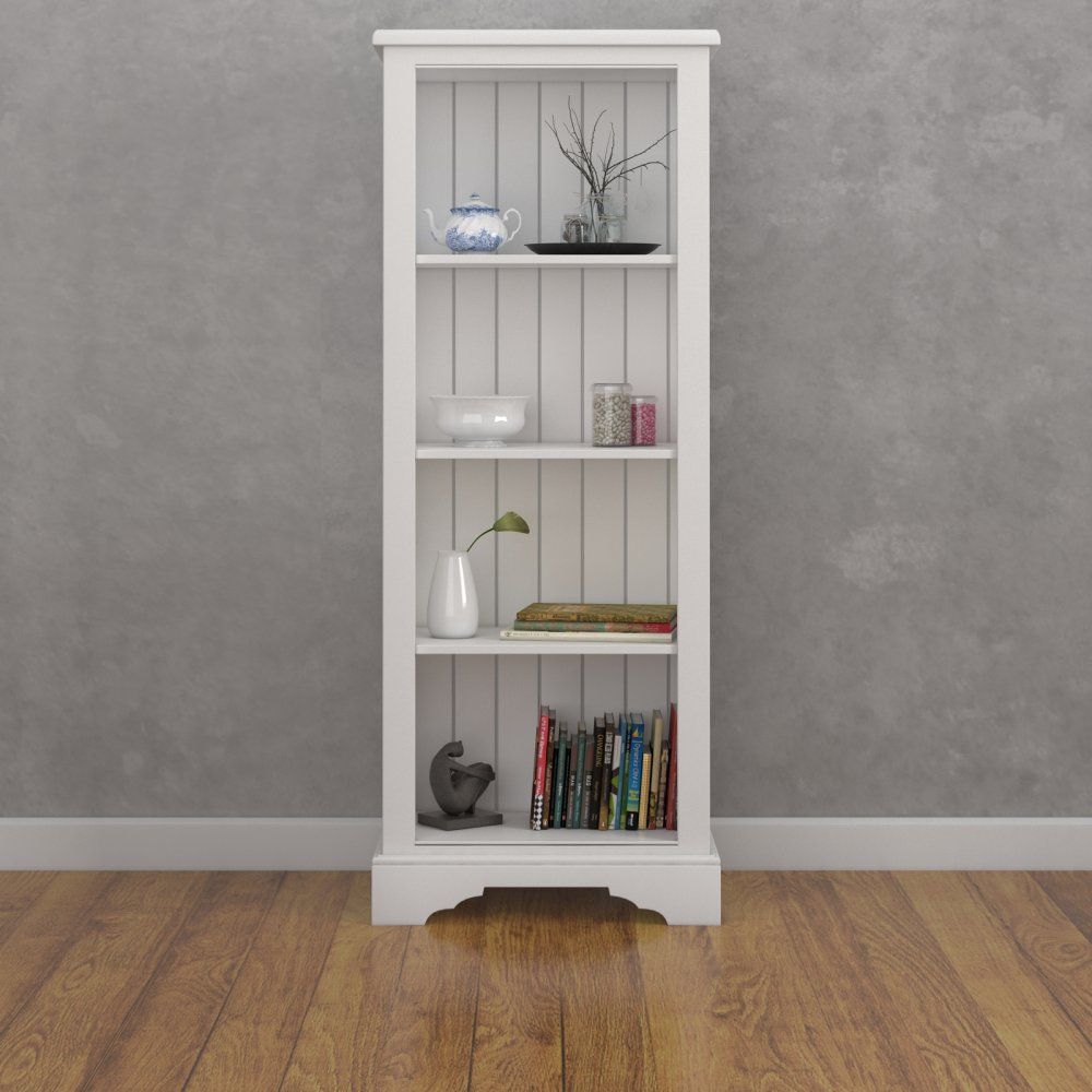 Amberley Medium Narrow Bookcase | Painted Furniture Company Regarding Narrow Bookcases (Photo 14 of 15)