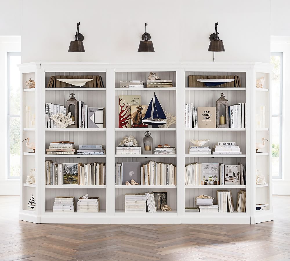 Aubrey Wall Suite | Pottery Barn Inside Sliding Barn Door Wall Bookcases (View 13 of 15)