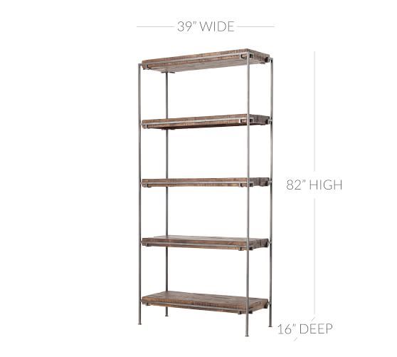 Barton Etagere Bookcase | Pottery Barn Pertaining To 39 Inch Bookcases (View 11 of 15)