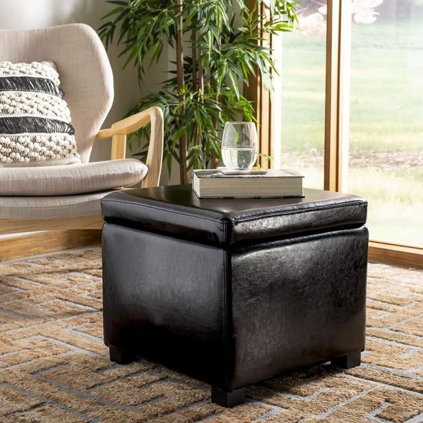 Best Storage Ottomans In 2022 | Hgtv Inside Ottomans With Reversible Tray (Photo 12 of 15)