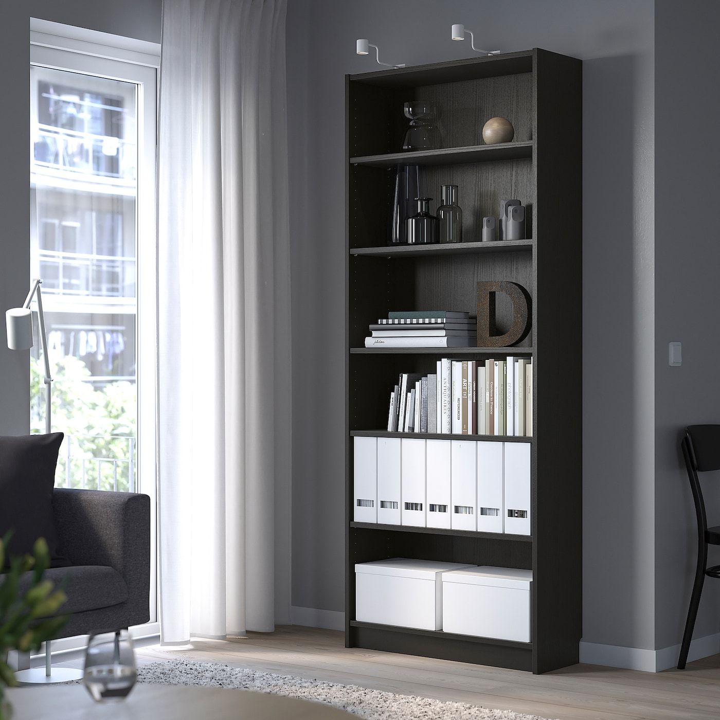 Billy Bookcase, Black Brown, 31 1/2x11x79 1/2" – Ikea Pertaining To Natural Black Bookcases (Photo 5 of 15)