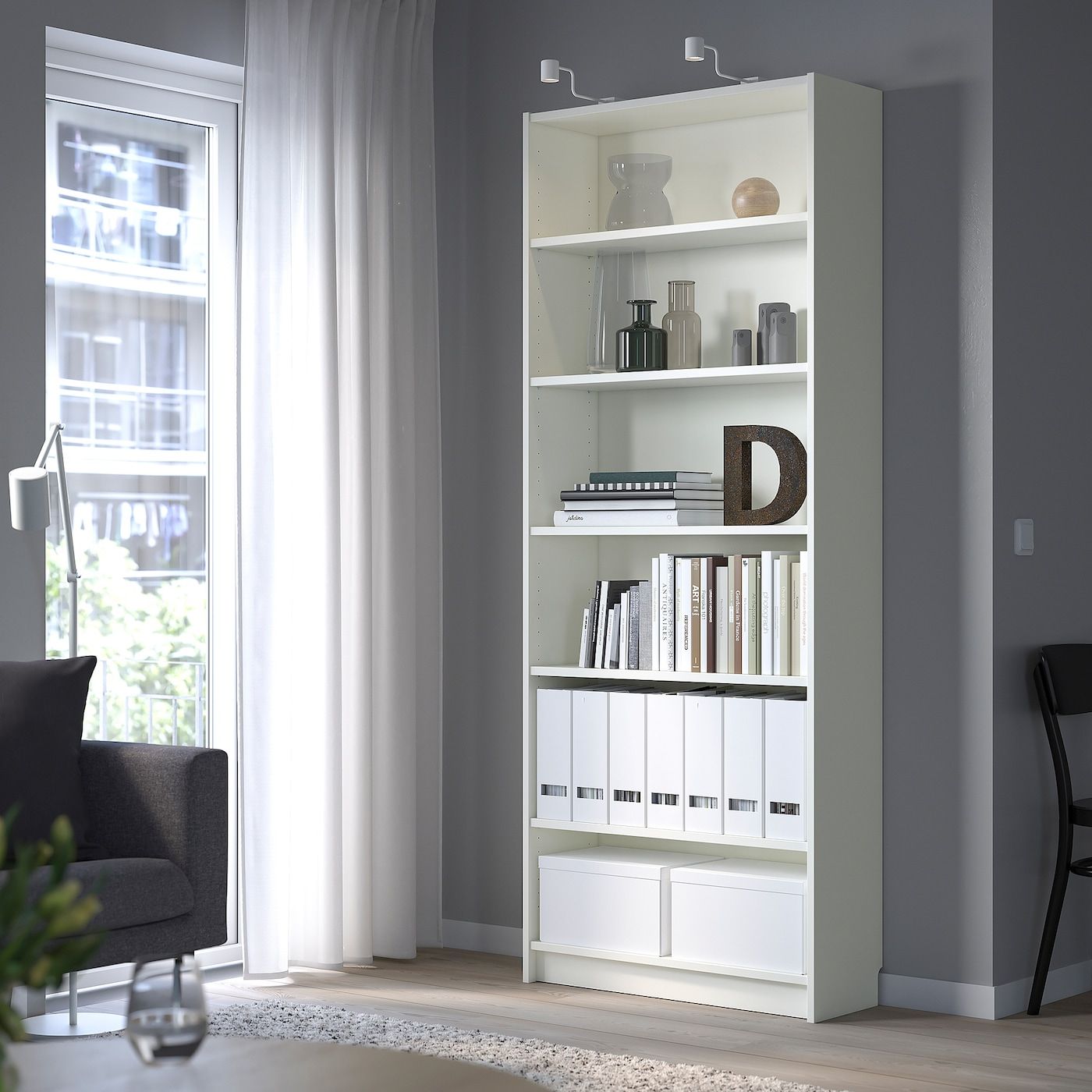 Billy Bookcase, White, 31 1/2x11x79 1/2" – Ikea In 77 Inch Free Standing Bookcases (View 6 of 15)