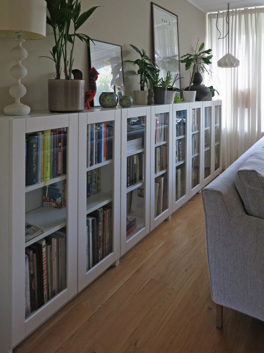 Billy Bookcases With Grytnäs Glass Doors – Ikea Hackers | Home Living Room,  Living Room Storage, Living Room Decor Within Bookcases With Doors (View 14 of 15)