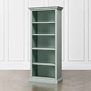 Blue Shelves | Crate & Barrel Inside Blue Wood Bookcases (Photo 5 of 15)