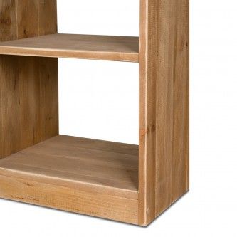 Bookcase In Solid Wood Luce| Dendro Within Wooden Compartment Bookcases (Photo 14 of 15)